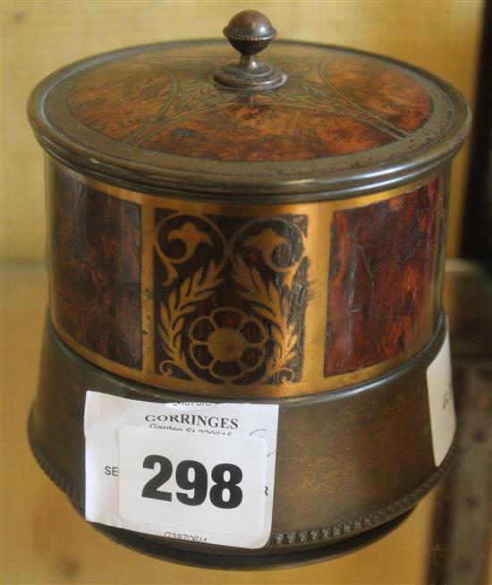 Secessionist tobacco jar(-)